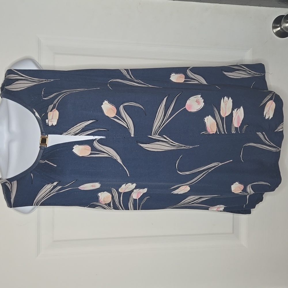 Vintage Le Chateau Tulip Keyhole Top M